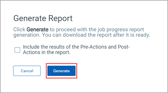 Generate report