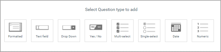 select question type