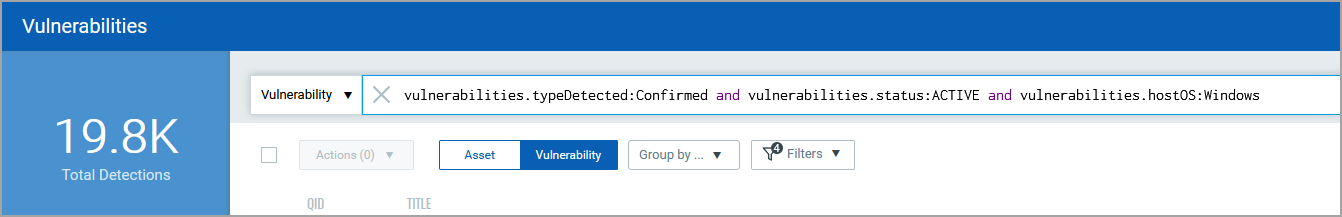 Complex query example.