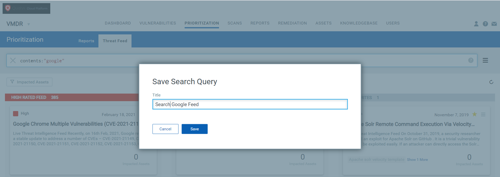 Search Query